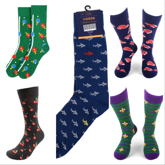 BUY 2 GET 1 FREE - Men’s Theme Novelty Socks - Picture 3 of 6